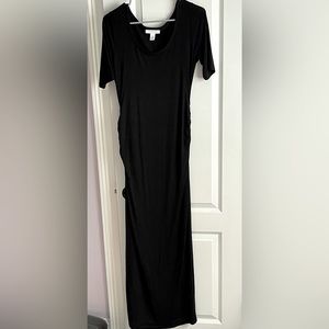 Motherhood Small Black Maternity Dress.
